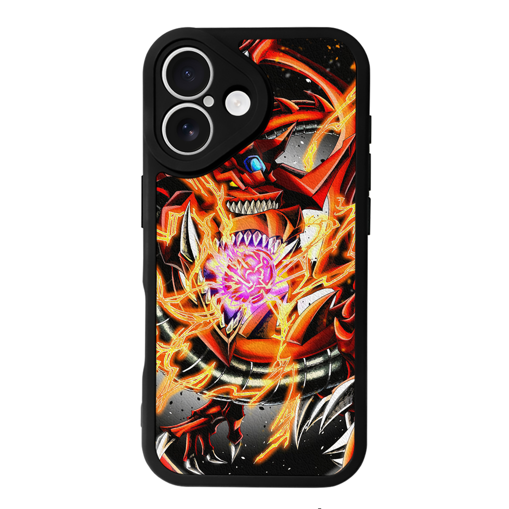 （画像用） 遊☆戯☆王 Yu-Gi-Oh! 【iPhone 16シリーズ対応】シリコンスマホケース（レザー調） 材質：シリコン